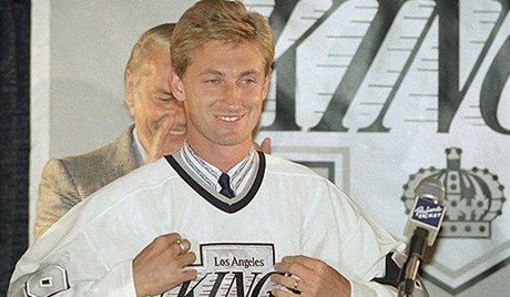 Gretzky v Los Angeles.