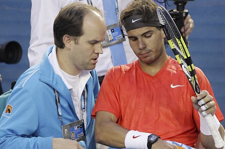 Rafael Nadal s lkaem.
