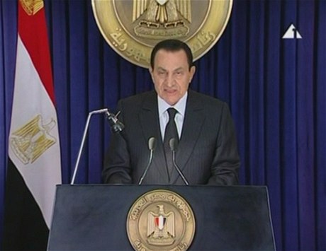 Husní Mubarak slíbil v televizním projevu reformy