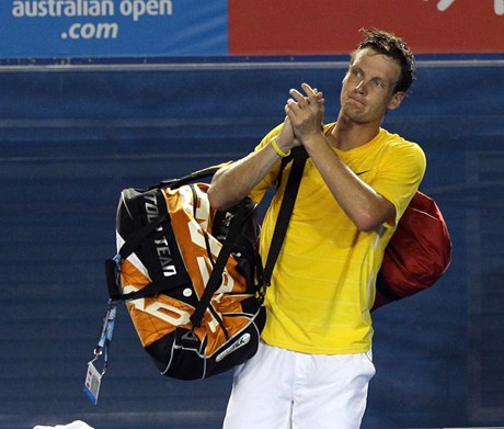 Tom Berdych se lou s Melbourne