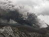 Erupce japonské sopky inmoedake