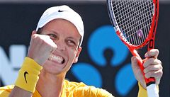 esk tank na Australian Open: Berdych rozstlel Gasqueta, je v osmifinle