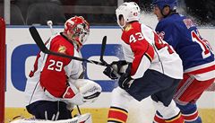 Tomá� Vokoun v akci.