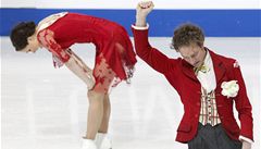 Krasobrusla�i Nathalie Pechalatová a Fabian Bourzat.