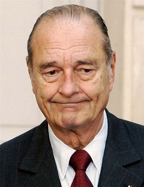 Francouzský prezident Jacques Chirac.