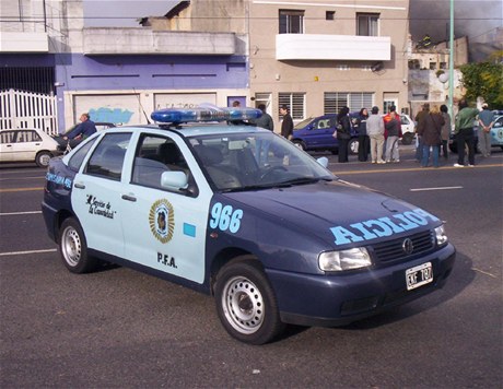 Argentinské policejní auto