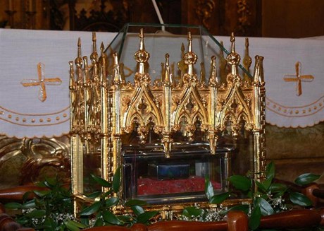 Kost svatého Cyrila.