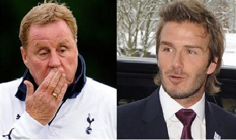 Harry Redknapp a David Beckham.