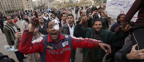 Demonstranti v Egypt