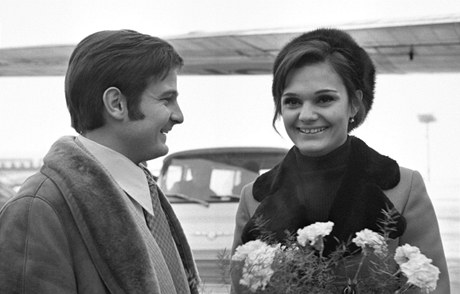 Jiří Štaidl a Hana Mašková v roce 1969.