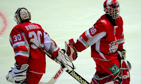 Dominik Hašek při Utkání hvězd KHL.