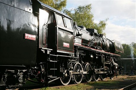 Parní lokomotiva - ilustrační foto