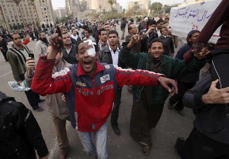 Demonstranti v Egypt