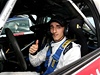 Robert Kubica na startu Rally Andorra.