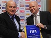 Sepp Blatter a Ivan Haek.