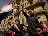Na masové demonstraci proti reimu egyptského prezidenta Mubaraka se na káhirském námstí At Tahir selo nkolik set tisíc lidí.