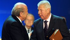 Masopust a Blatter na vyhlá�ení Fotbalista roku.