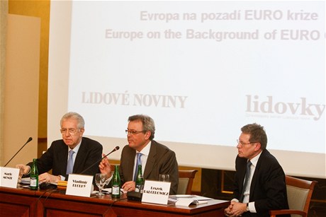 Konference Prague Twenty, Evropa na pozadí EURO krize, vystoupil Leszek Balcerowicz, Mario Monty, moderoval Vladimír Dlouhý 