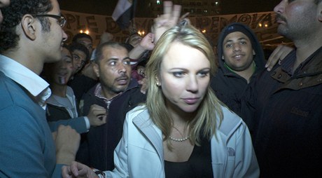 Lara Loganová v Káhie pár dní ped útokem