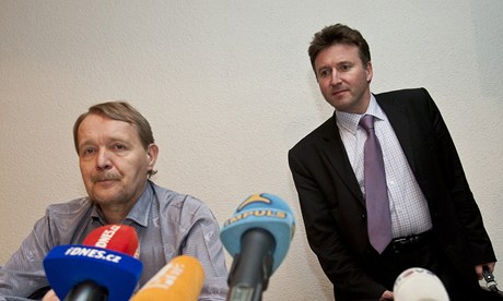 Martin Engel a Milan Kubek po jednání
