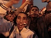 Oslavy na námstí Tahrír