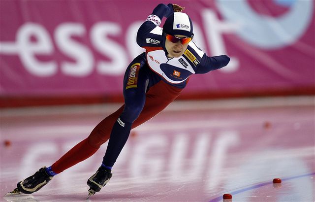 Sáblíková v akci.