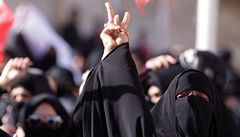 Protesty en v Bahrajnu.
