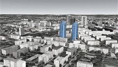 Na Pankrci mon vyrostou dva nov mrakodrapy, maj 26 pater