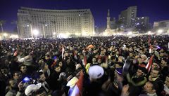 Egypané ekají na projev prezidenta Mubaraka