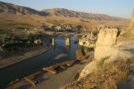 Pohled na Hasankeyf