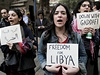 Libyjtí demonstranti