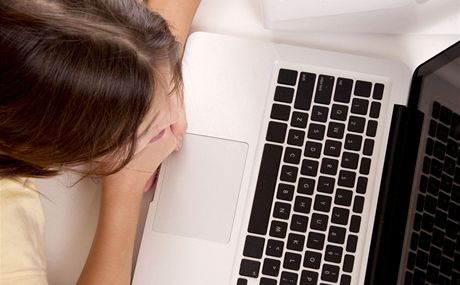Dívka s laptopem (ilustraní foto)