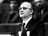 Michail Gorbaov na snímku z roku 1985.