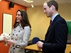 Kate Middletonová a princ William na oficiální návtv Severního Irska.