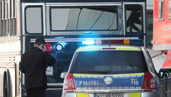 Policie na frankfurtském letiti