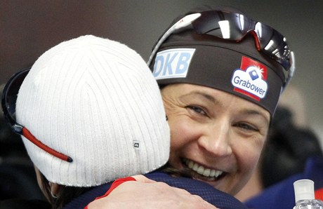 Martina Sáblíková a Claudia Pechsteinová.