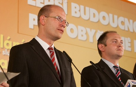 Bohuslav Sobotka a Michal Haek