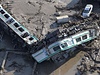 Zemtesení a následné tsunami v Japonsku smetly i vlak.