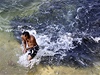 Obrovské masy sardinek, anoviek, okoun a makrel se v pátek vynoily u jedné pláe mexického letoviska Acapulka