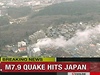 Zemtesení v Japonsku.
