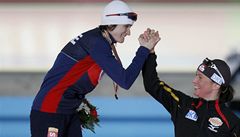 Martina Sáblíková a Claudia Pechsteinová.