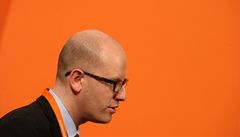 Bohuslav Sobotka na volebním sjezdu SSD v Brn.