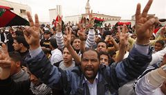 Stoupenci libyjské opozice slaví schválení rezoluce OSN proti Libyi.  | na serveru Lidovky.cz | aktuální zprávy