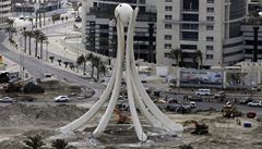 Ob pomnk, symbol protest v Bahrajnu, zmizel. Strhla ho armda