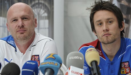 Michal Bílek a Tomáš Rosický.
