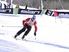 Bec na lyích Martin Jak v obím slalomu.