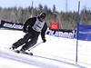 Kanoista Ondej tpánek v akci obím slalomu.
