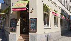 Vchod do Café Amandine