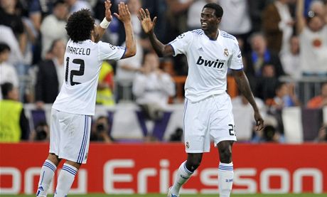 Real Madrid - Tottenham Hotspur (Marcelo a Adebayor).
