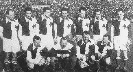 Fotbalová Slavia - Velikonoce 1956.